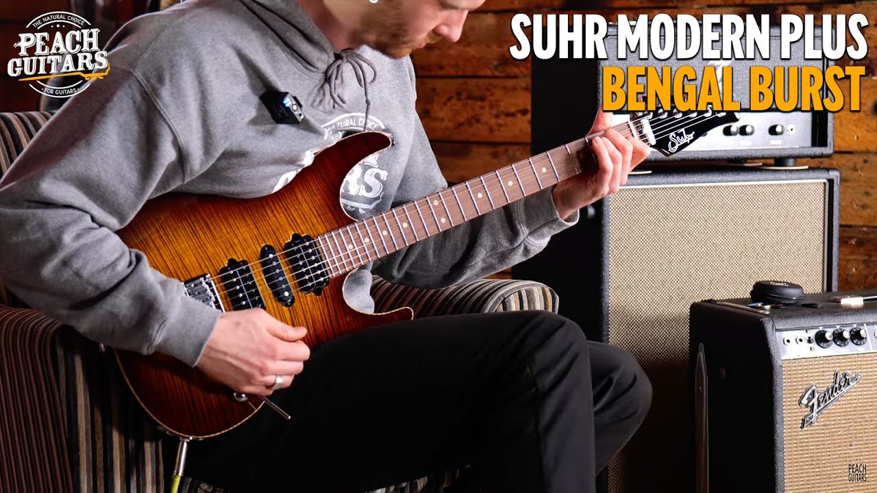 Suhr Modern Plus Bengal Burst Pau Ferro