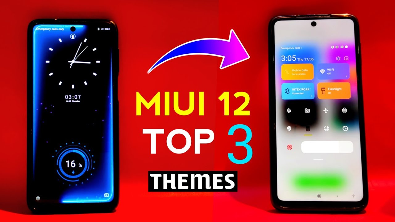 Best MIUI 12 Control Center & Charging animation Themes For June Month | Redmi & Poco Device 🔥