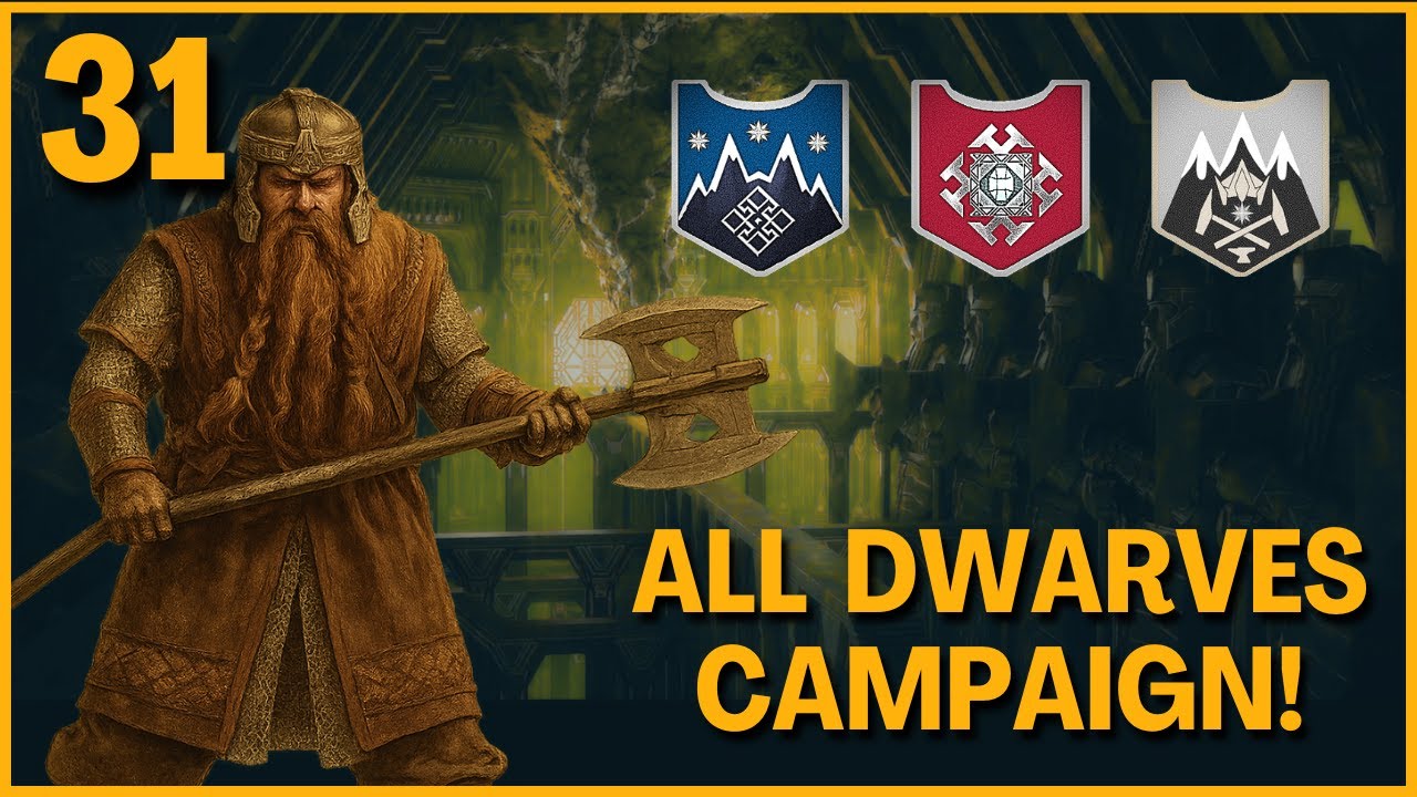 Gimli Conquers Lest! The Dwarves Crush the Easterlings | Third Age Total War DAC EUR Ep 31