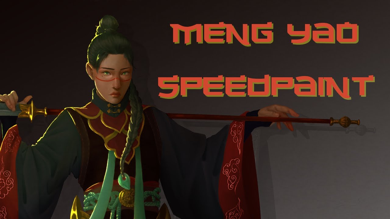 MENGYAO concept art speedpaint
