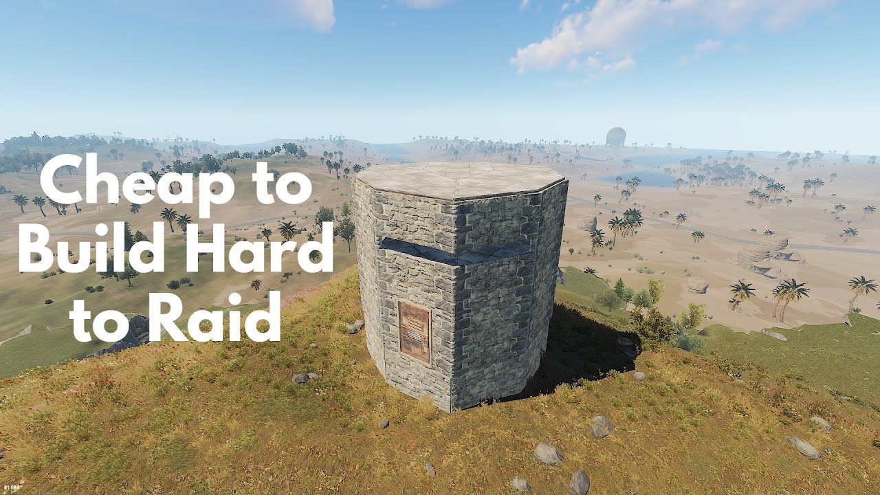 Rust - The Best Solo/Duo/Trio Base Design with Roof Access
