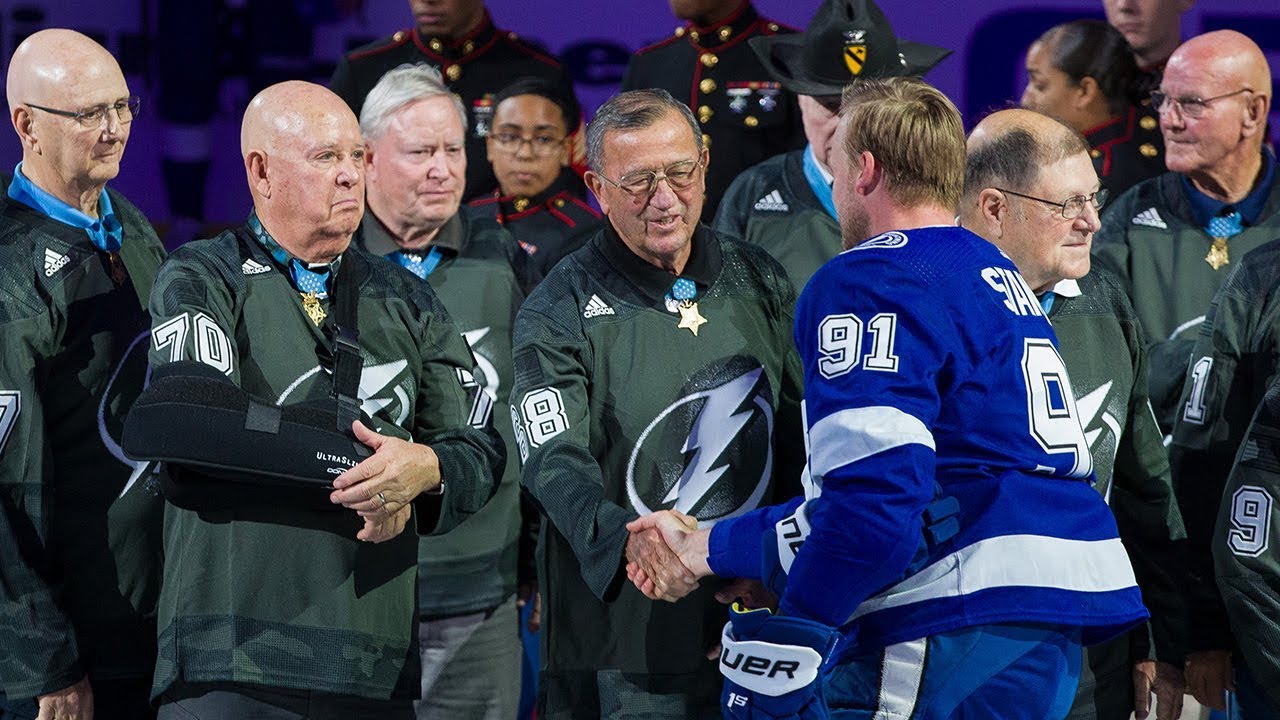 Lightning honor Medal of Honor recipients