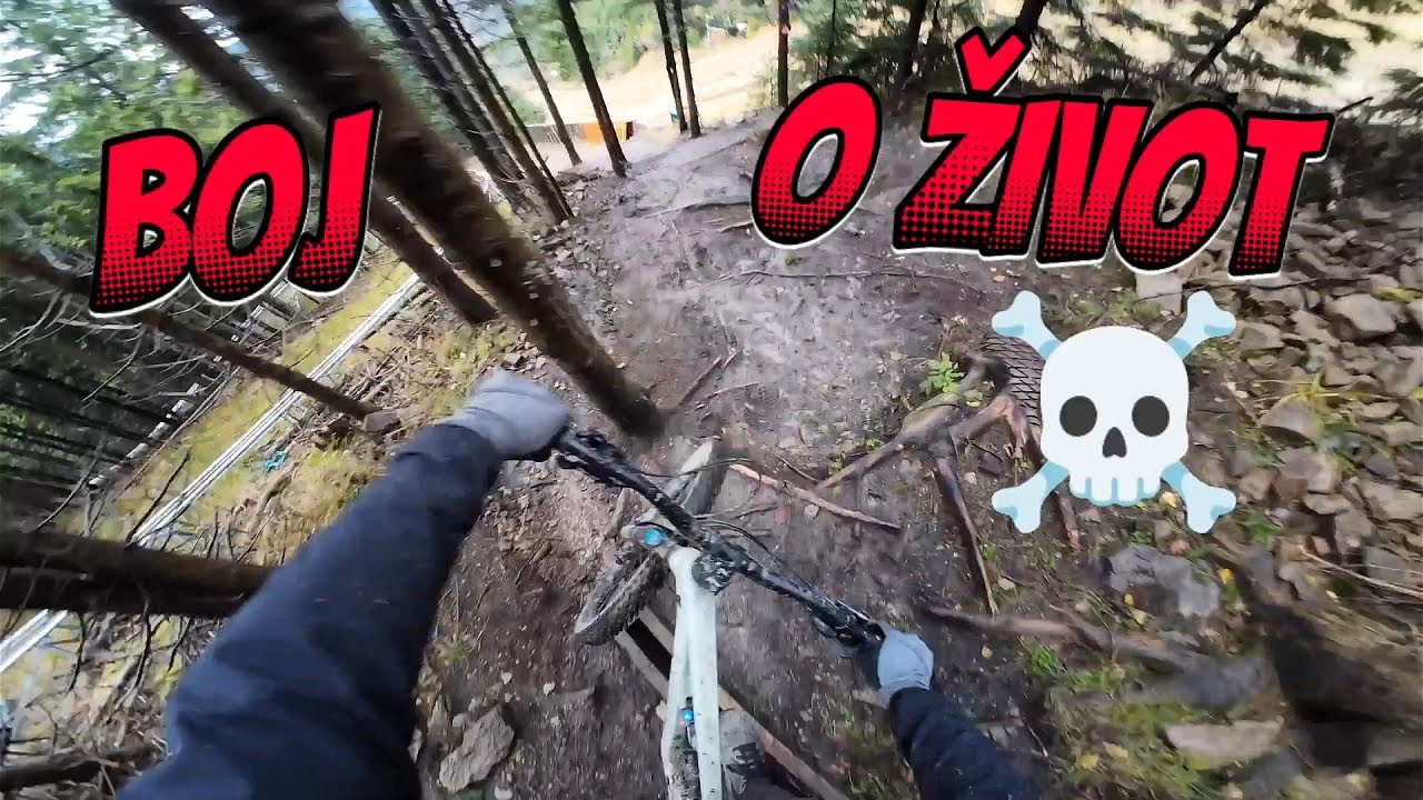 POTOKY NA DOWNHILL TRATI?!💀🔥TRAIL PARK DOLNÍ MORAVA🤟