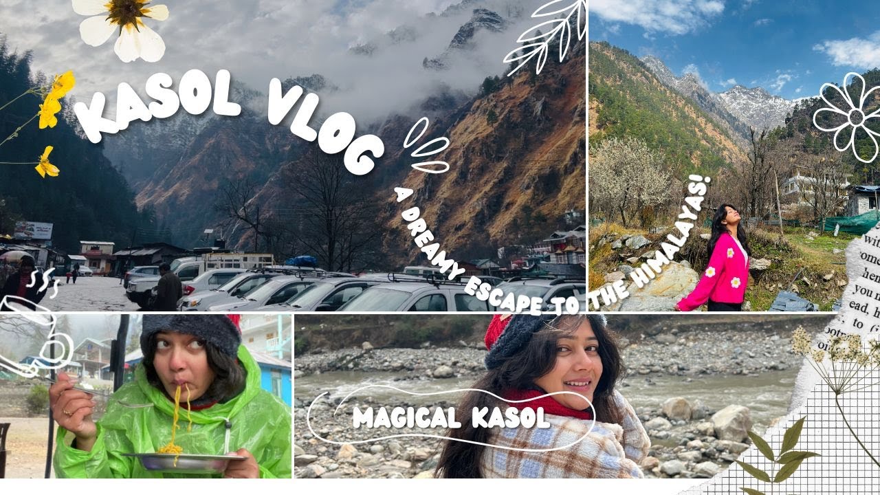 lost in kasol-breathtaking views ⛰️| best cafes ☕️| Manikandan gurudwara | Parvati river😍