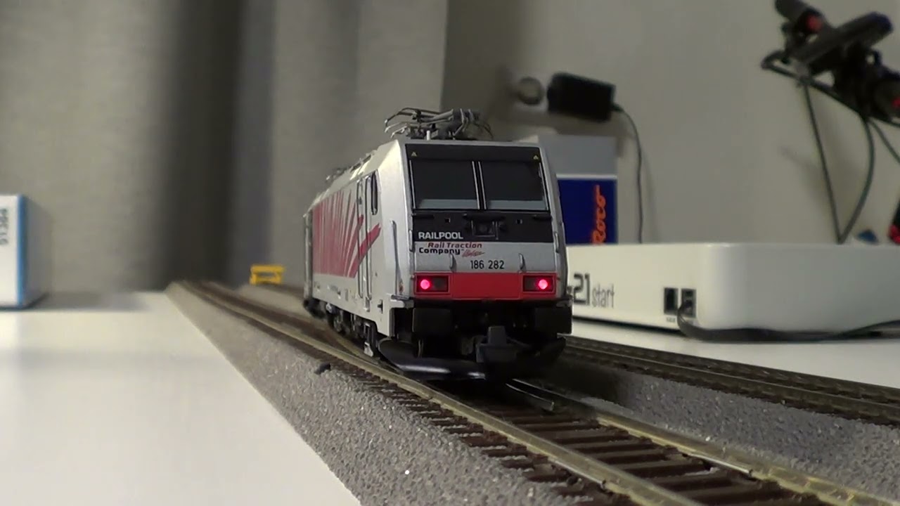 Roco BR 186 Traxx H0 DC Sound Zimo 22 plux