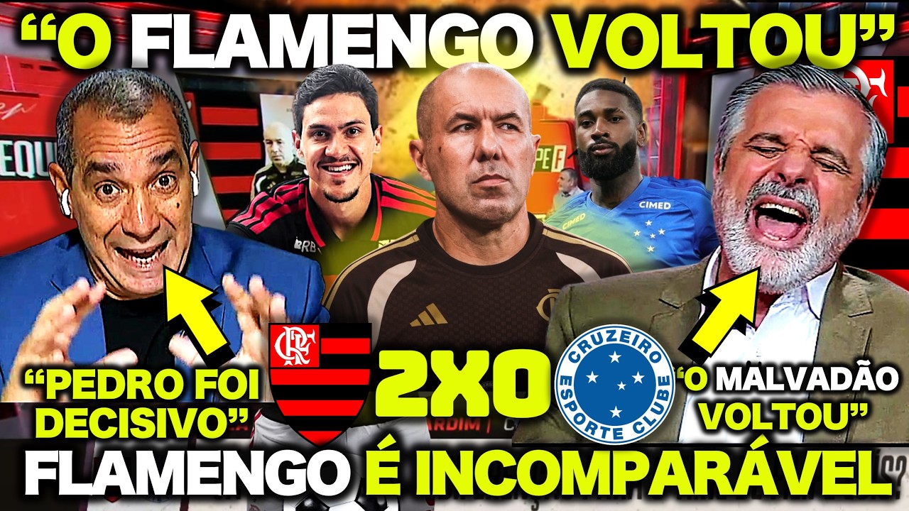 PASCOAL VAI a LOUCURA com o FLAMENGO e ZINHO se RENDE ao FLAMENGO de LEONARDO JARDIM! “INCOMPARÁVEL