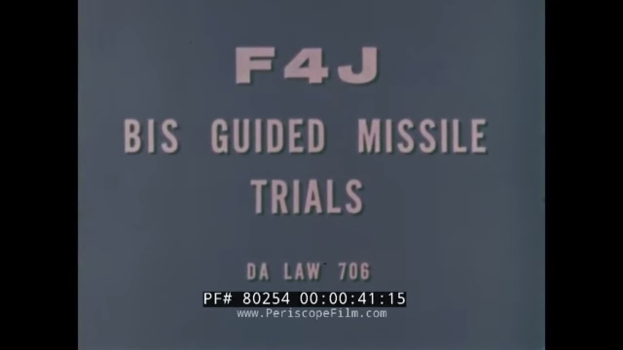 DOUGLAS F-4J PHANTOM  AWG-10 GUIDED MISSILE TRIALS  PT. MUGU, CALIFORNIA  80254
