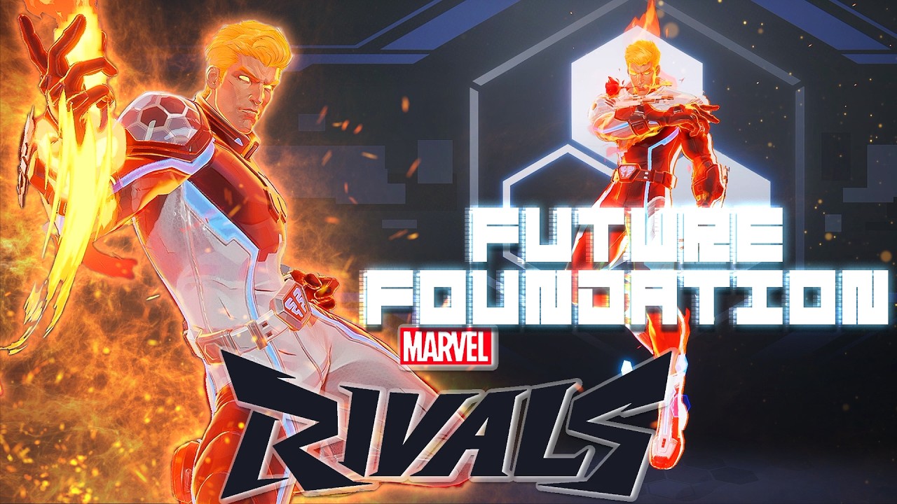 NEW FUTURE FOUNDATION Human Torch costume showcase! - Marvel Rivals