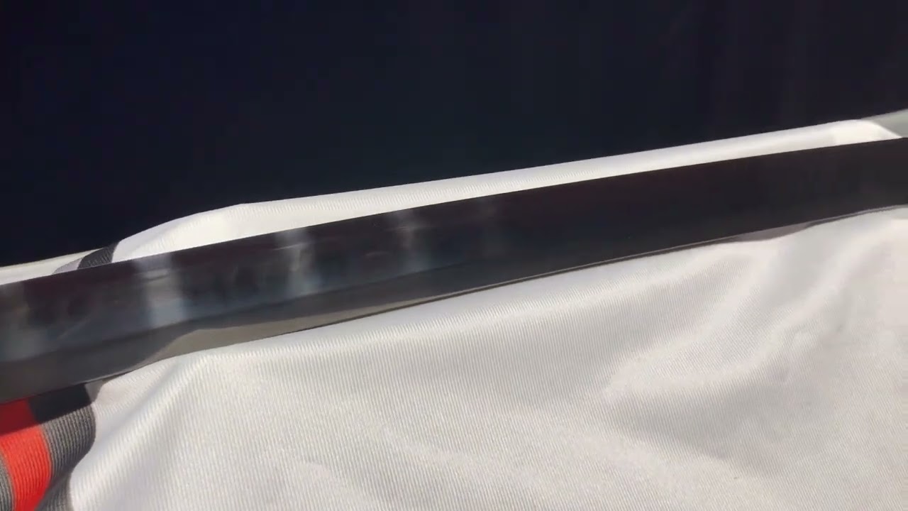 T10 Steel True Hamon Black No Bohi