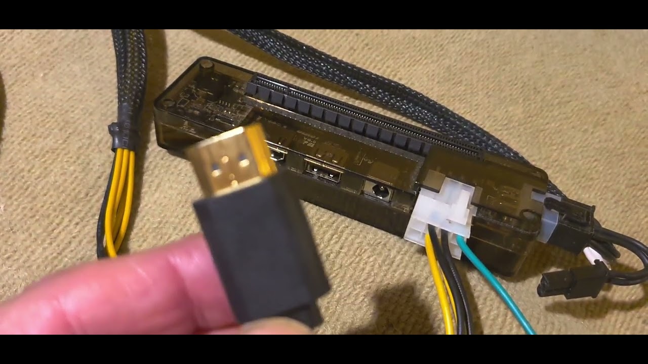 Laptop Graphic Card Improved ! connection Sapphire RX 580 Pulse