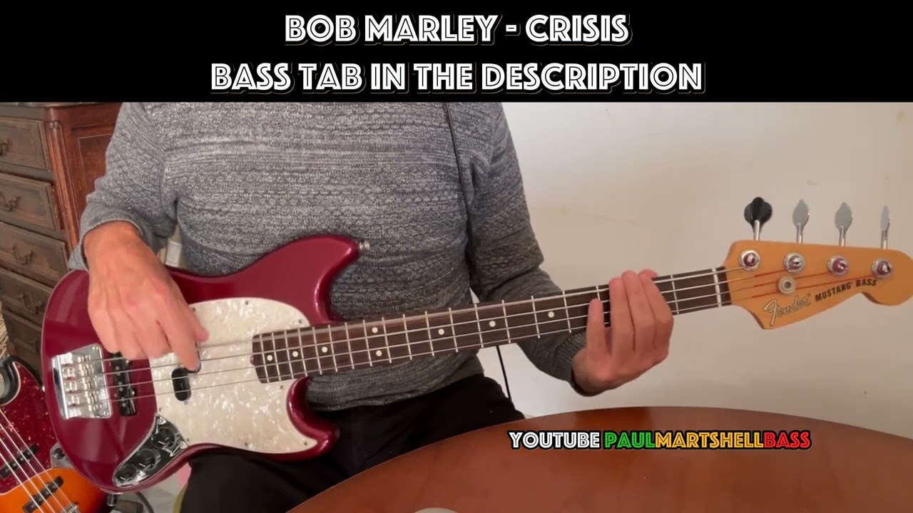 Crisis - Bob Marley & The Wailers (Bass Cover) 👇BASS TAB👇