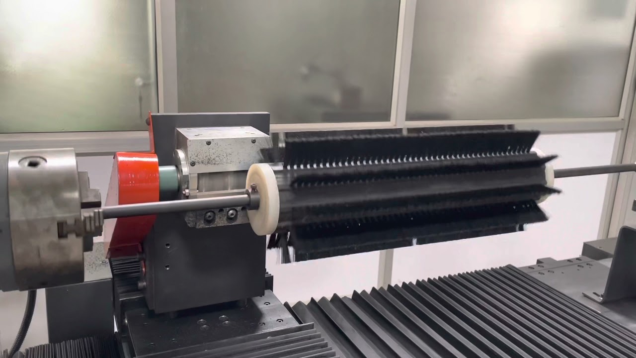 Cnc brush trimming machine | roller brush | trimming machine | manufacturer~K-TEX AUTOMATIONS