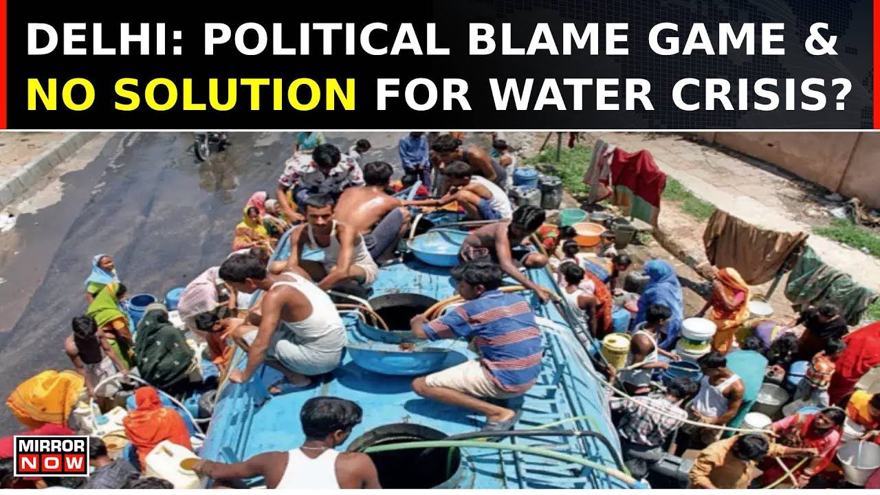 Political Blame Game Escalates Over Delhi Water Crisis as AAP Seeks Meeting with L-G | Latest News