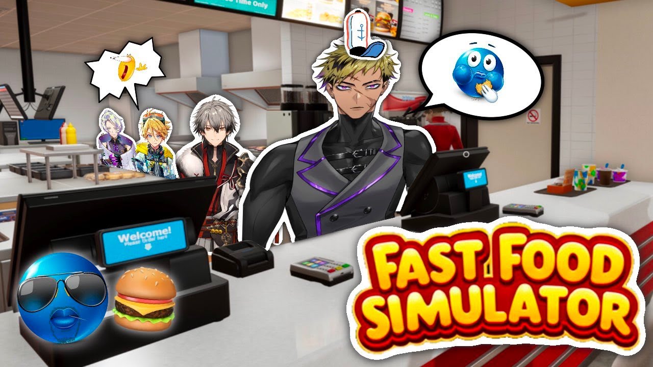KRISIS-IS DOES FAST FOOD【FAST FOOD SIMULATOR】