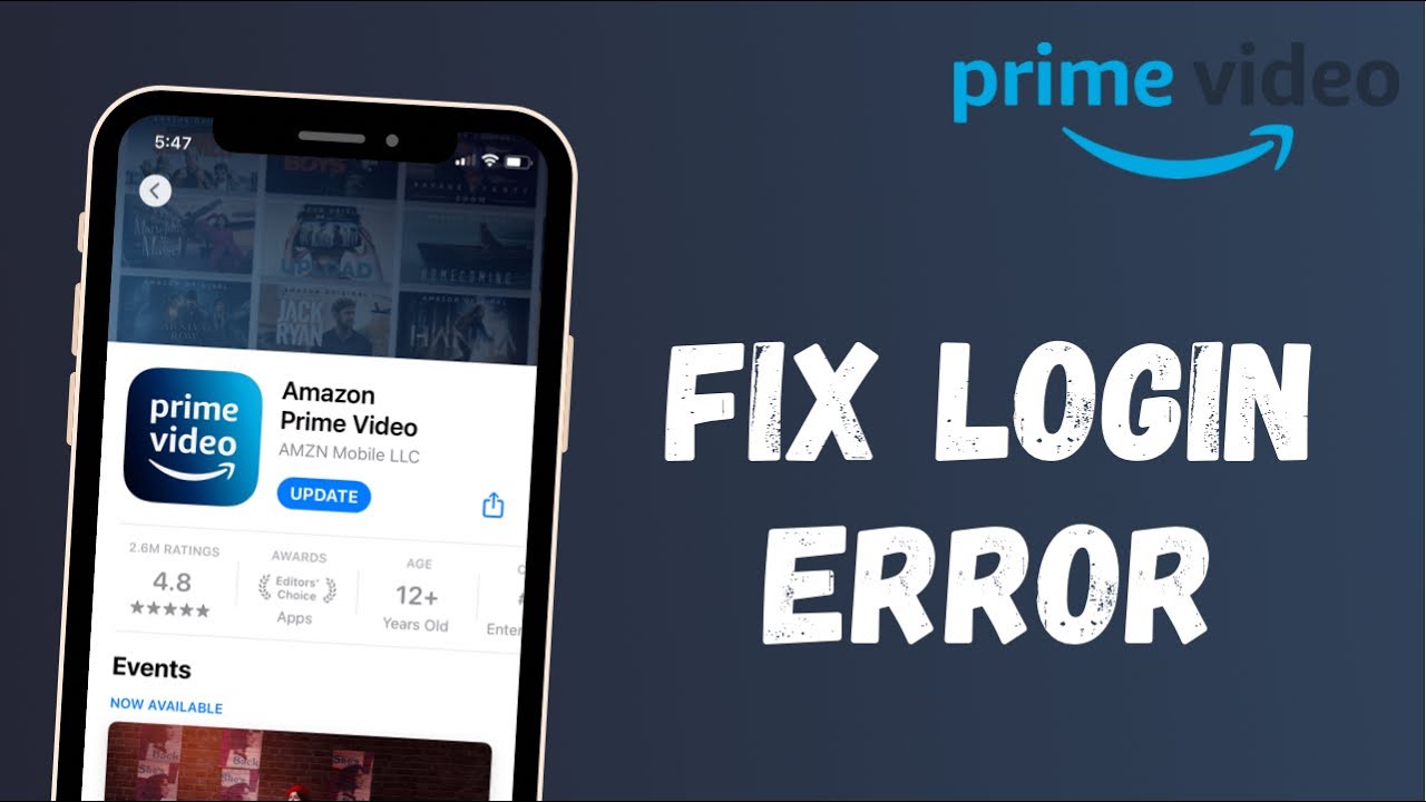 How To Fix Your Login Error on Prime Video App