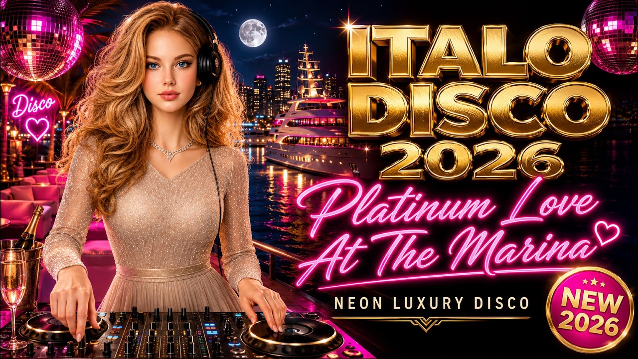 🔴 LIVE Italo Disco 2026 &bull; Platinum Love At The Marina | Neon Luxury Disco & 80s Synthpop Revival