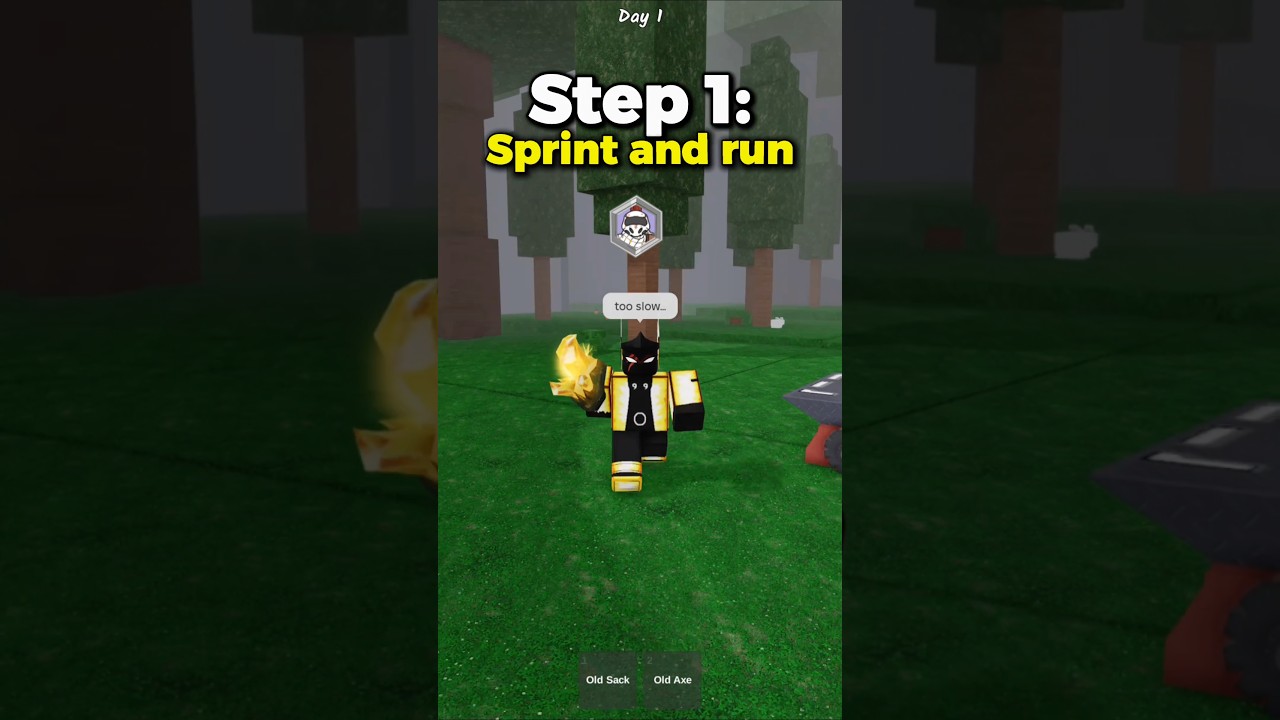 how to INF SPRINT in 99 nights in the forest!.. #roblox #99nightintheforest