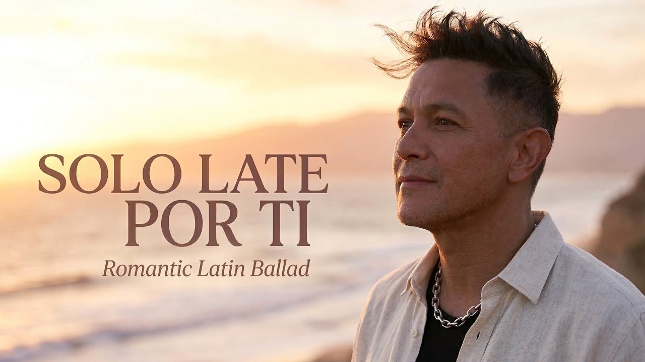 Solo Late Por Ti ❤️ Alejandro Sanz IA | Beautiful Latin Romantic Ballad That Will Touch Your Heart