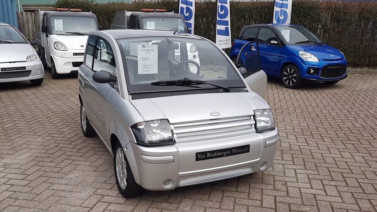 Microcar MC1 Brommobiel, Mopedauto, Mopedbil, Van Bindsbergen Minicars