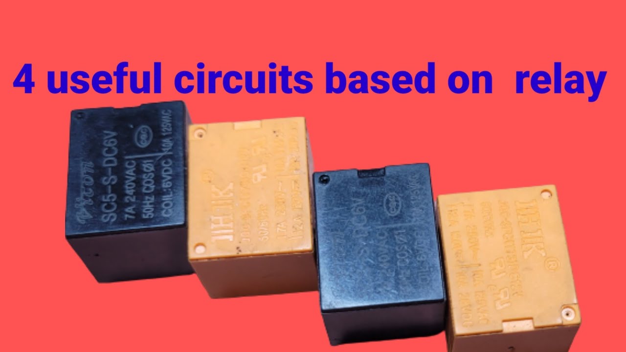 4 useful circuits based on bc547 Relay ldr | 