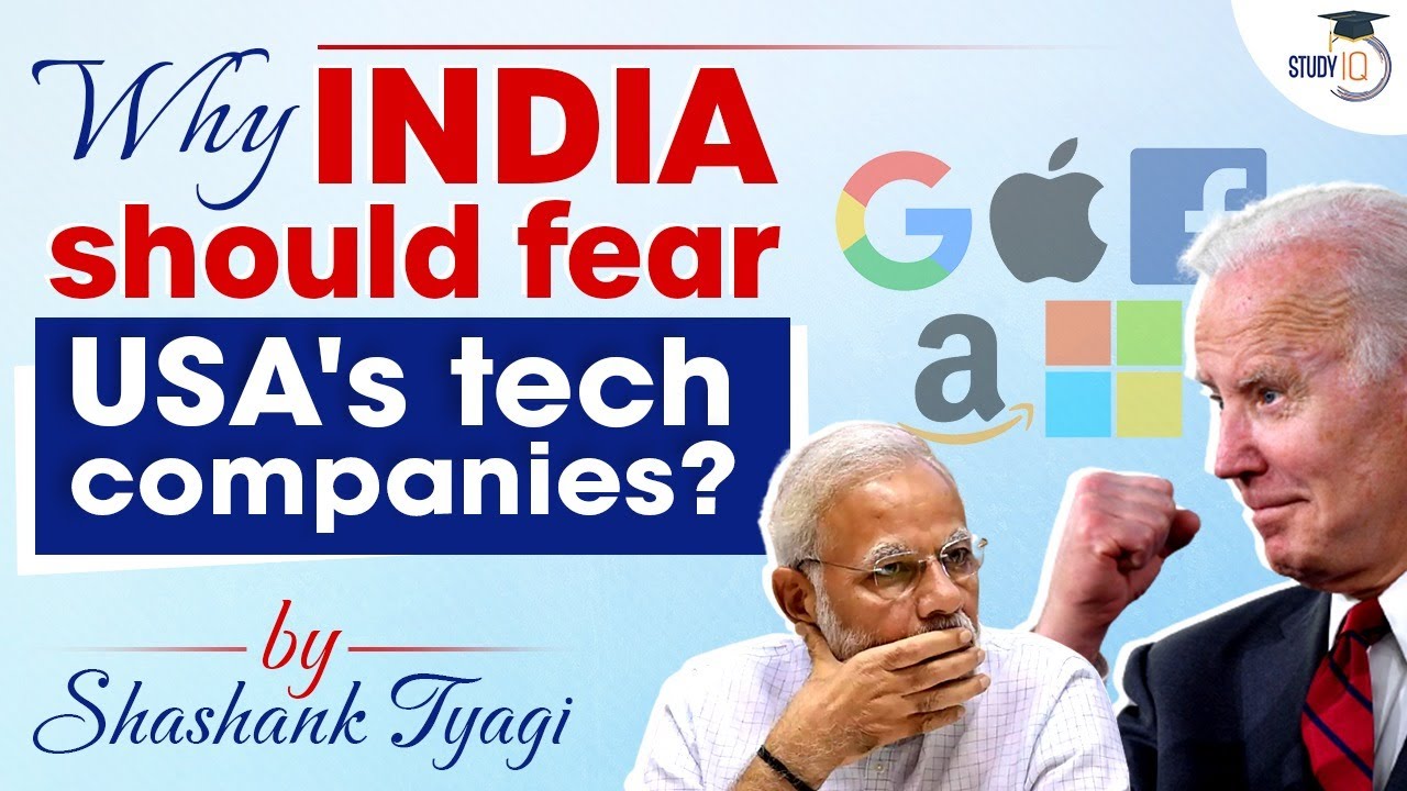India's Security vs US Tech Companies l India's Tech Ambitions l UPSC GS-3 Indian Economy