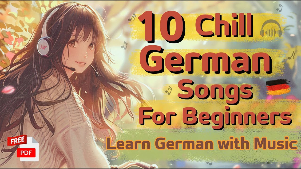10 Chill German Songs 🎵&ndash; 🌿Relax, Study & Learn German Naturally 🎶🇩🇪For Beginners