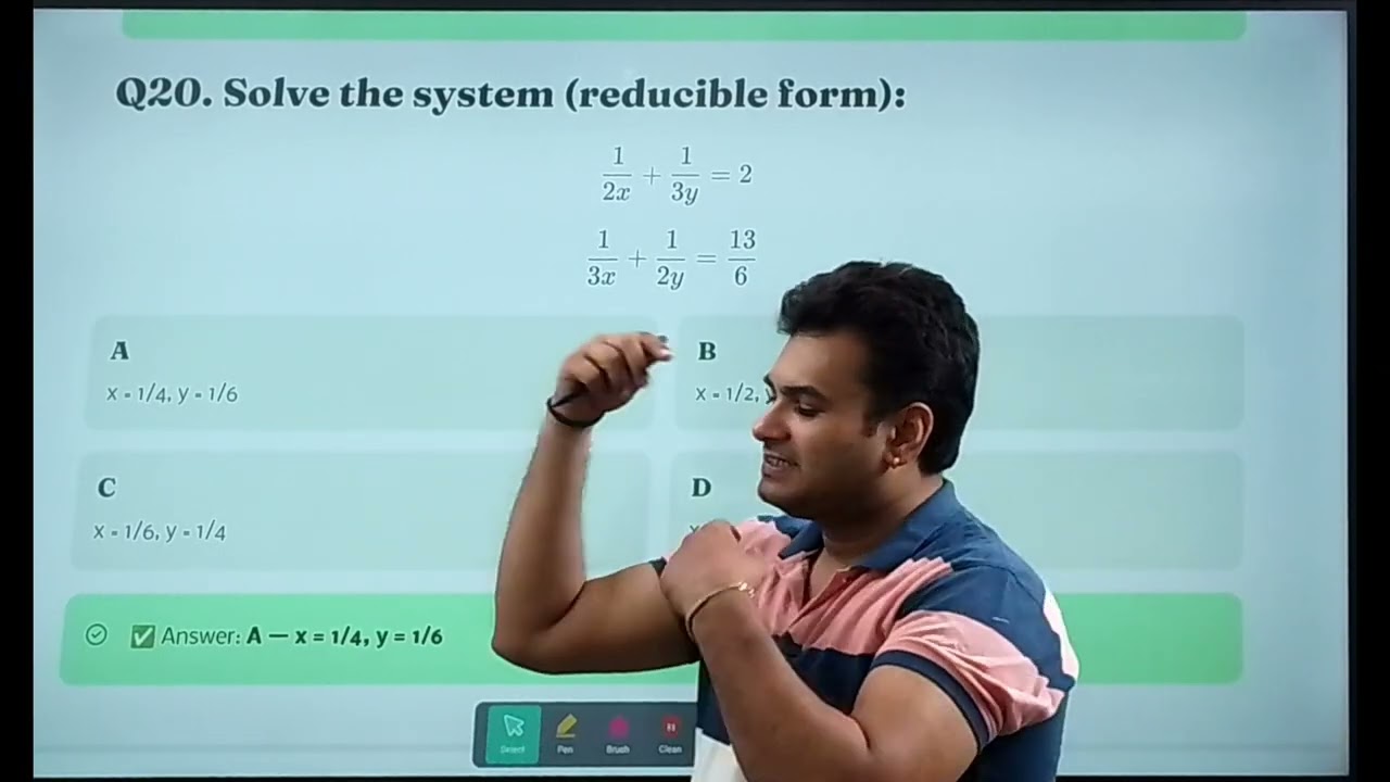 LIVE CLASS_MATHS_ONLINE TEST_REVISION_CME JE DIPLOMA EXAM_ANSH CLASSES