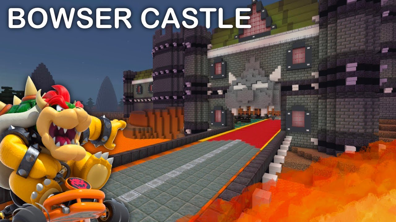 DS Bowser Castle - Mario Kart in Minecraft