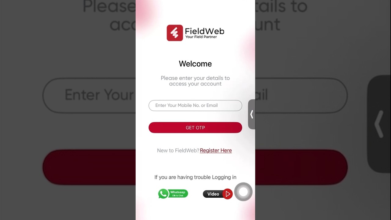 FieldWeb Technician App Demo - India&rsquo;s leading Field Service Management Software