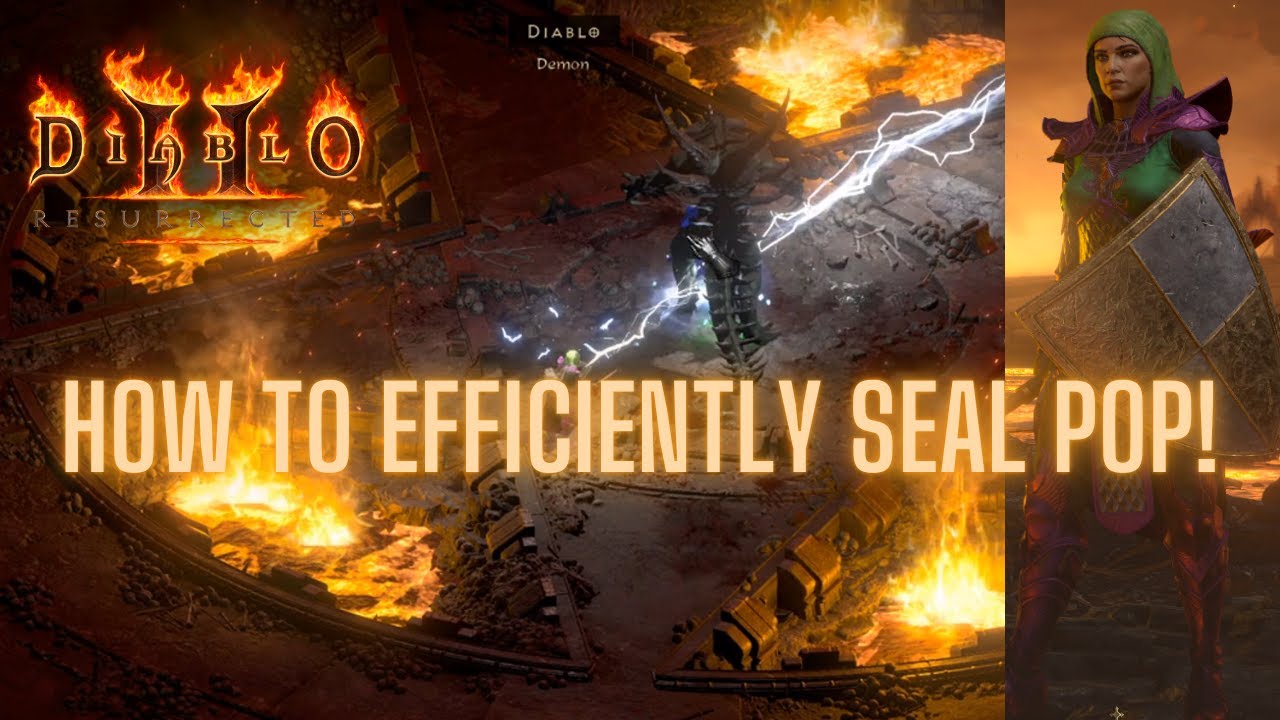 Diablo 2 Resurrected - Most efficient way to seal pop in the Chaos Sanctuary!