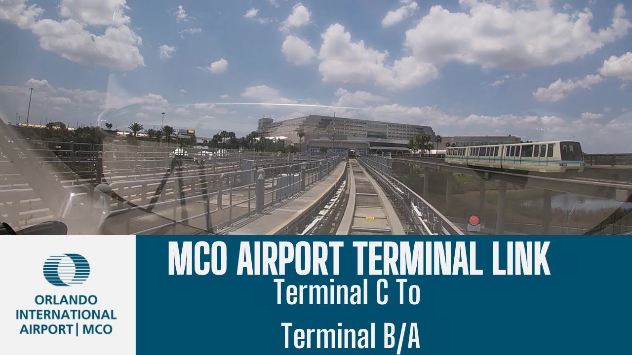 MCO Orlando Airport Terminal Link - Terminal C To Terminal B/A - Full Route