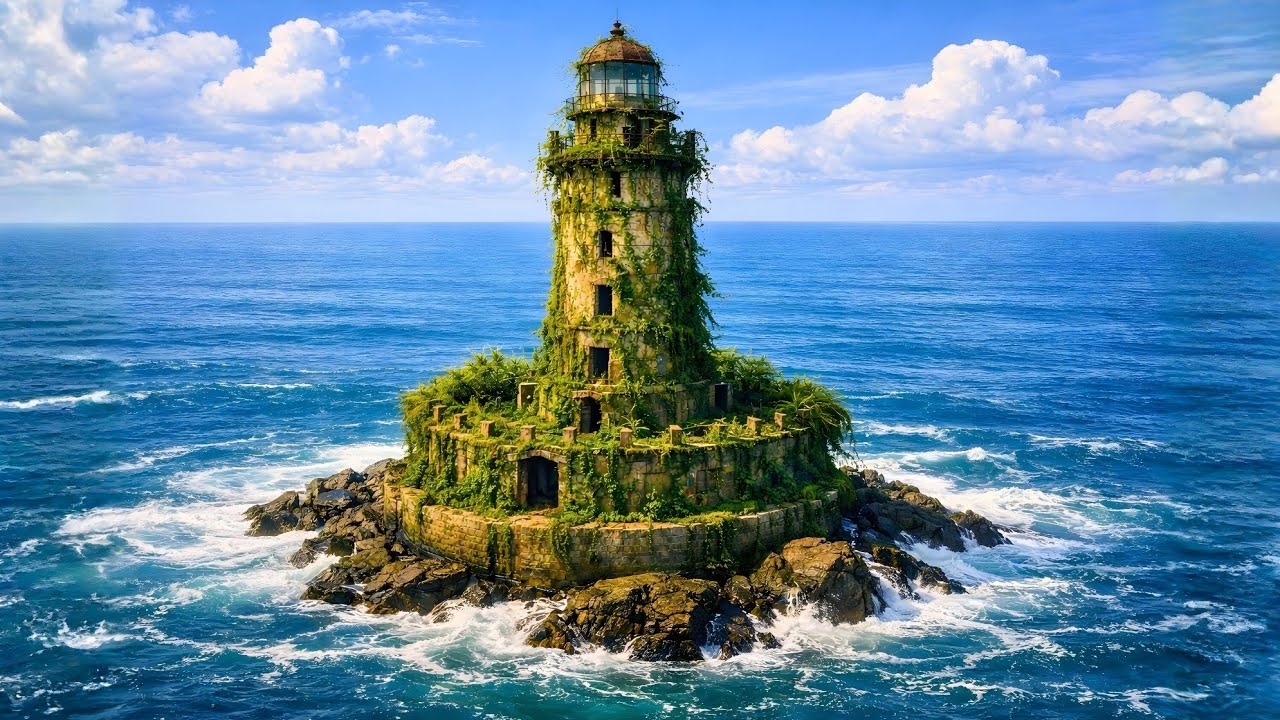 I Turned an Abandoned Lighthouse into a Luxury Coffee Shop (ASMR)