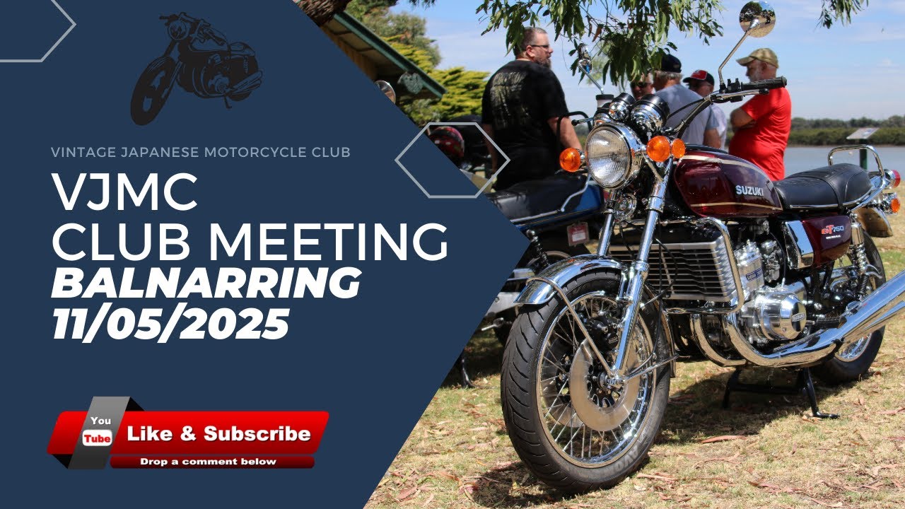 Vintage Japanese Motorcycle Club   Mornington Peninsula   Club Meeting Balnarring