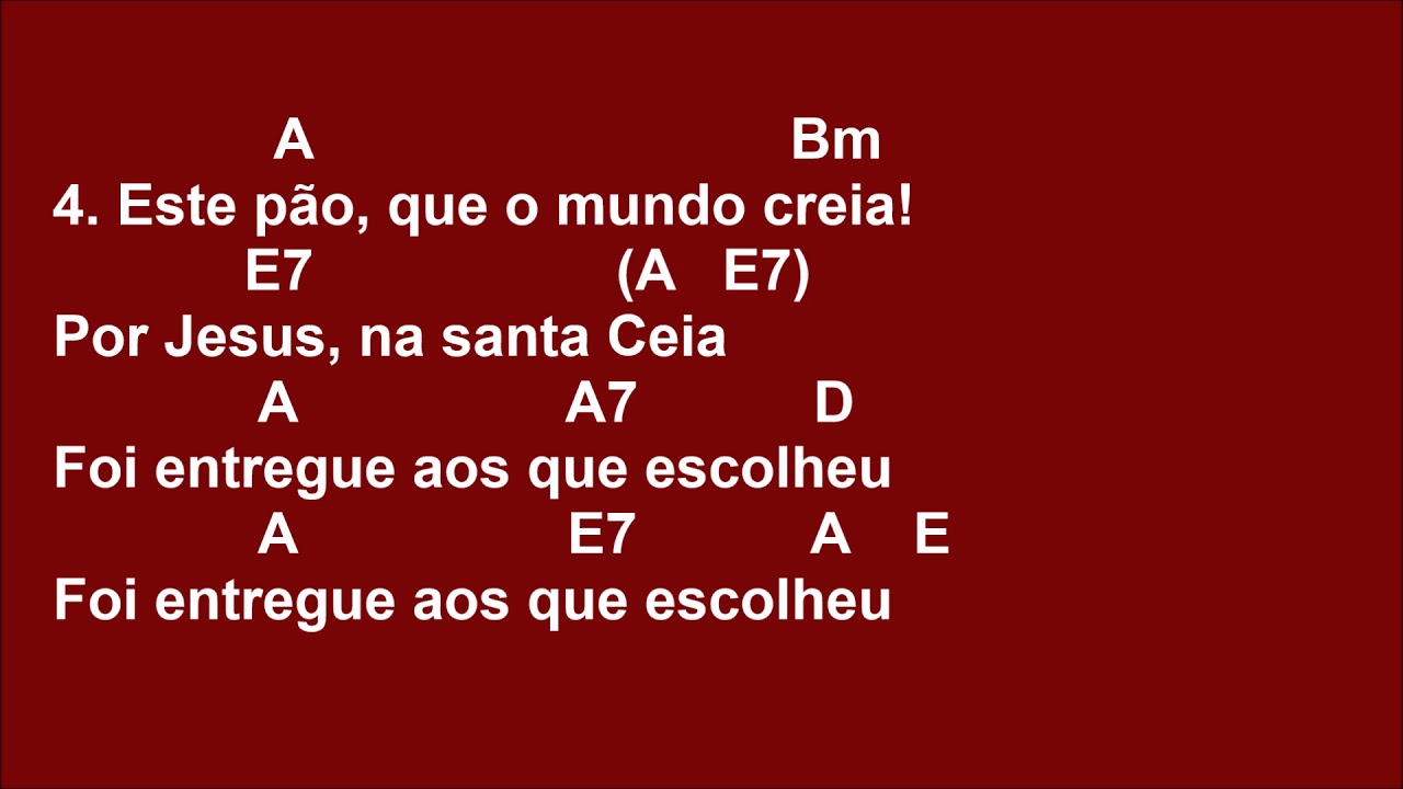 [ESPECIAIS] SEQUÊNCIA DE CORPUS CHRISTI