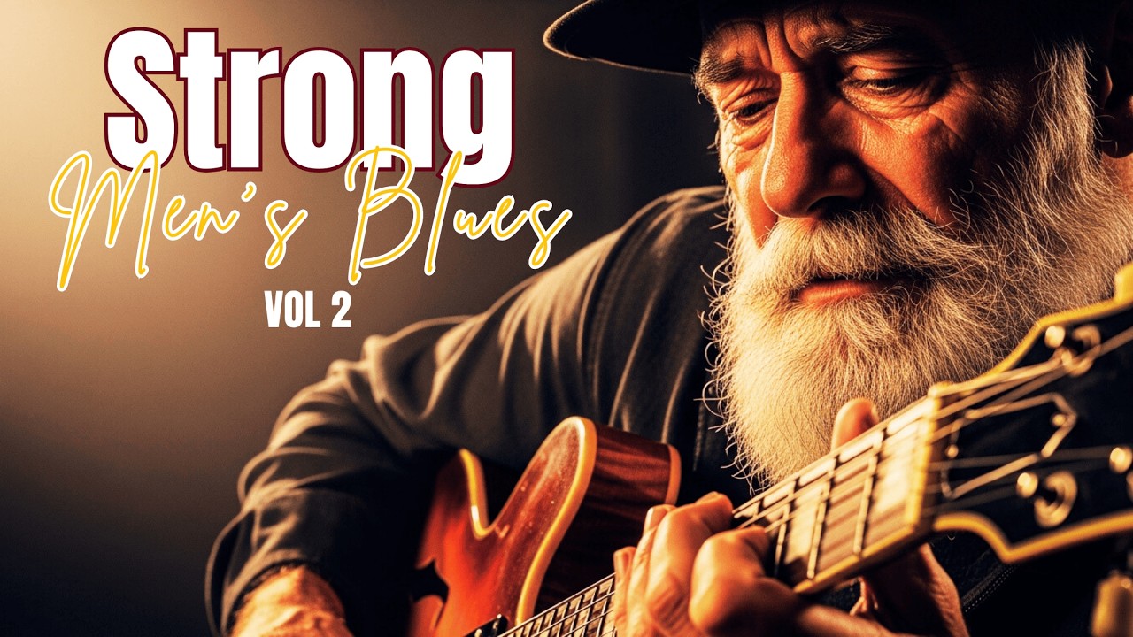 Deep Sleeping Relaxing Music 🌧 Blues Guitar Ballads for Calm Mind! #strongmensblues