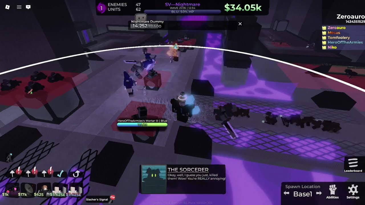 Master's Army TS Nightmare [World Tower Defense 1.18.2]