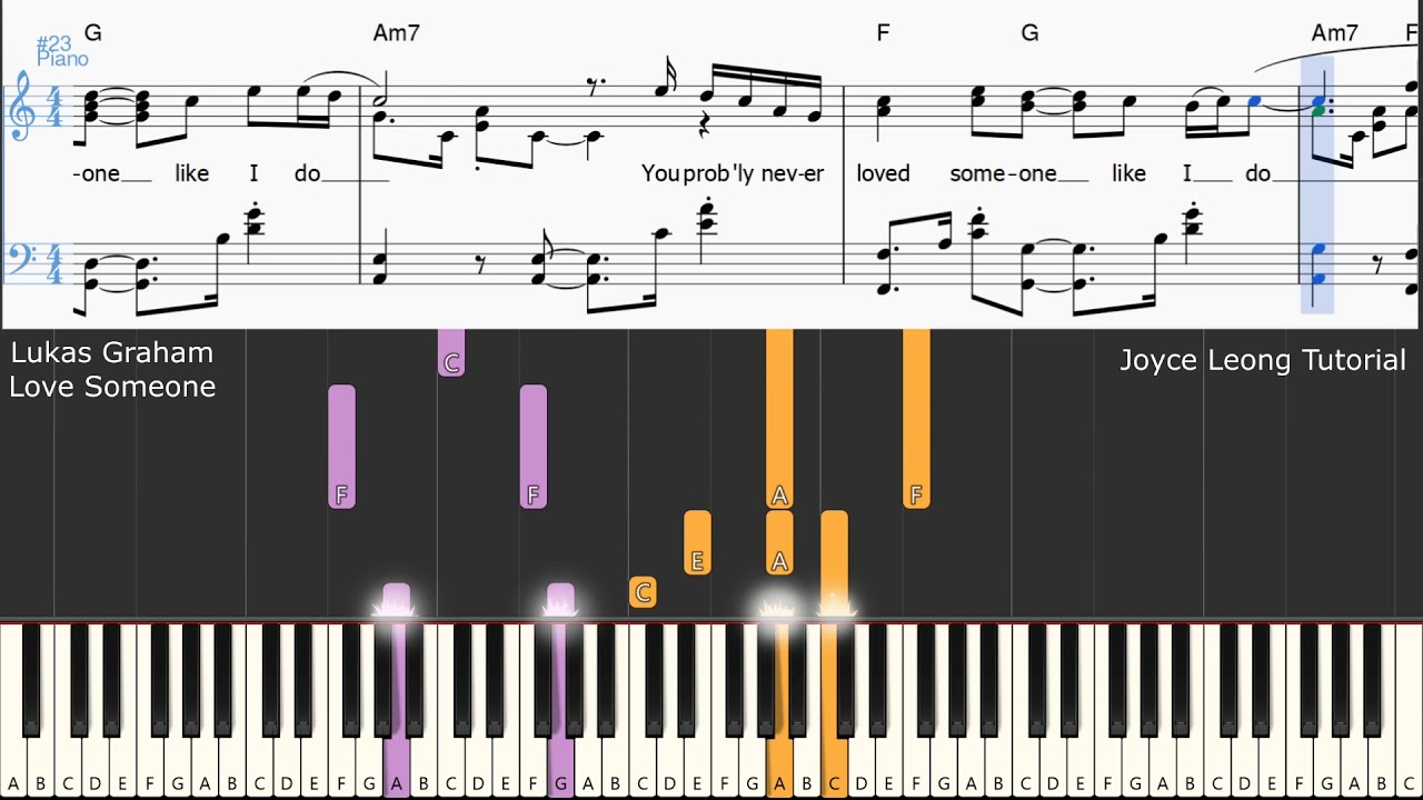 Lukas Graham - Love Someone - Tutorial & Sheets