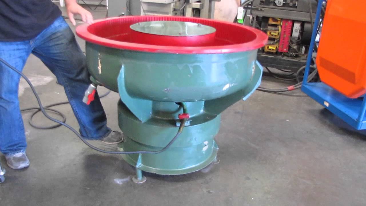 Industrial 2HP Tumbler Polisher Machine 40&rdquo; Vibratory Finishing Bowl