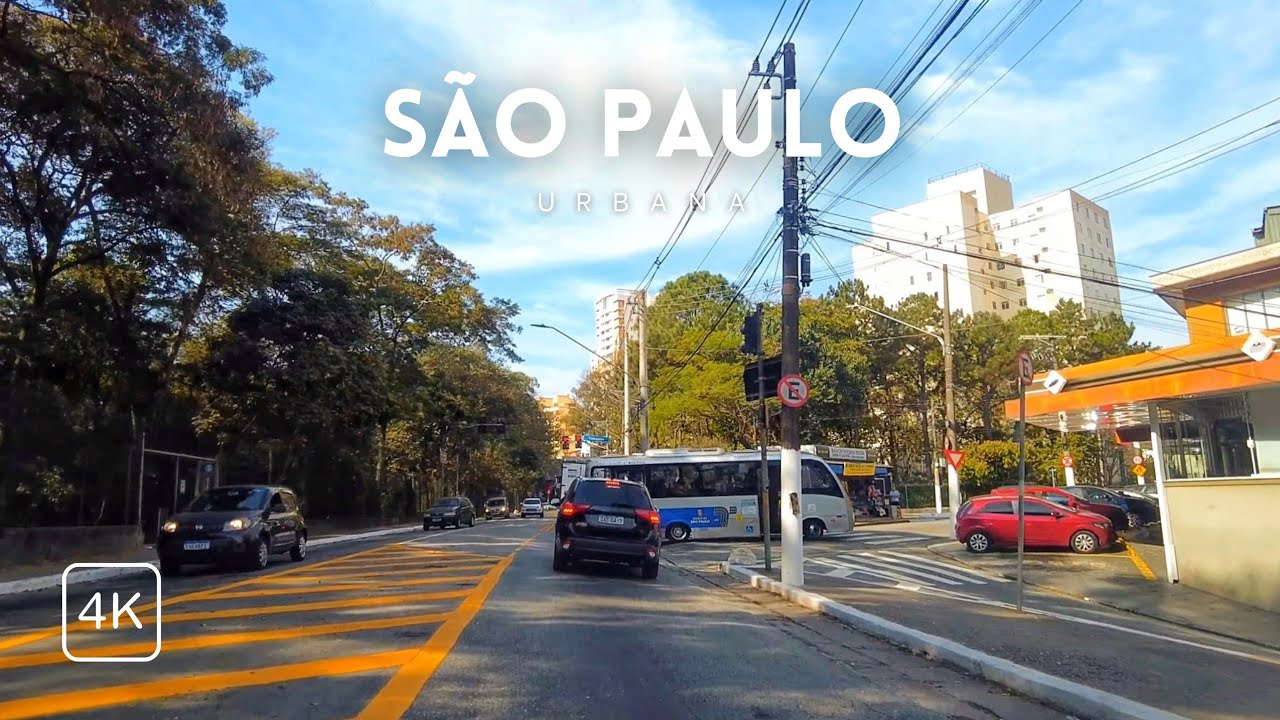 São Paulo 4k • Dirigindo pela região do Horto Florestal
