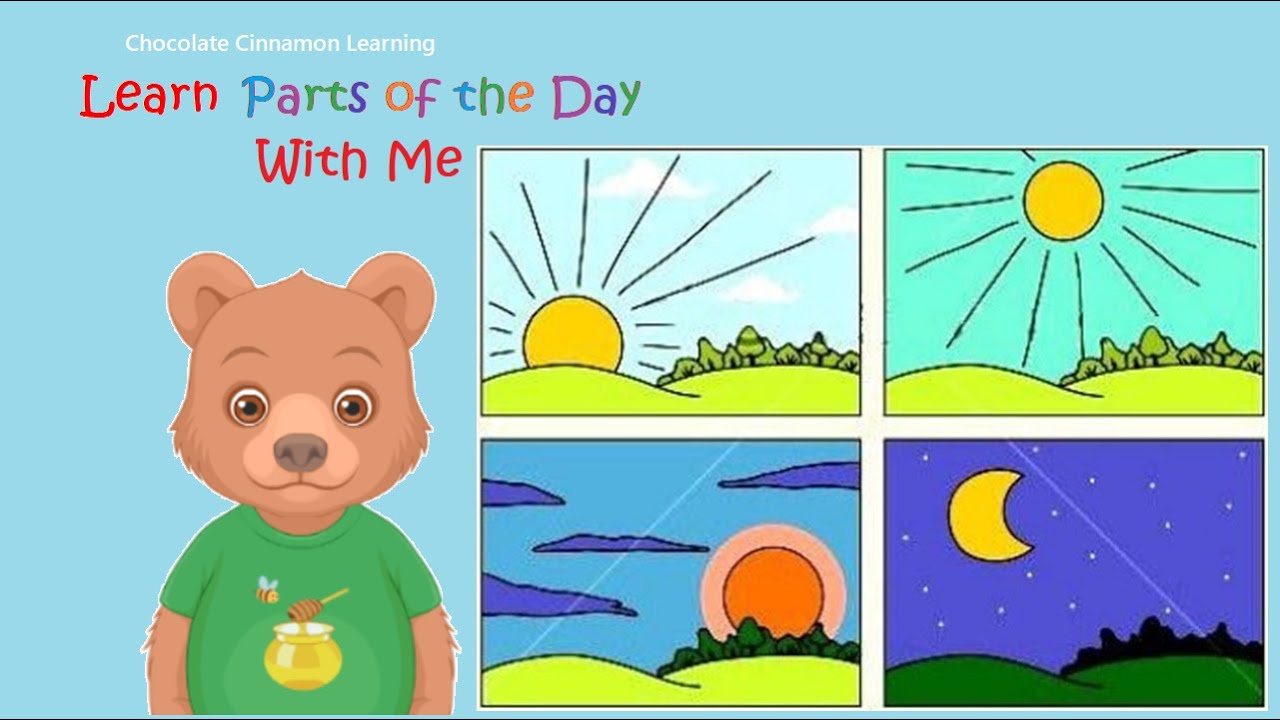 Kids Read and Learn | Toddler Learning Parts of the Day