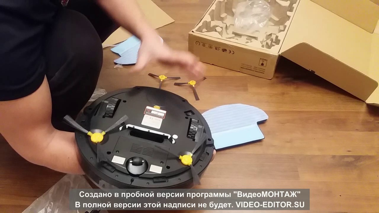 Видео обзор робота пылесоса Seebest D720