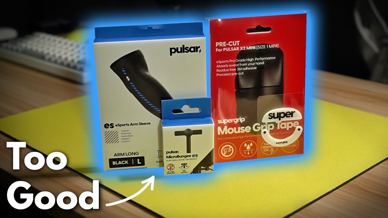 Pulsar Wont STOP - eS Arm Sleeves, eS Micro Bungee, Superglide V2, Supergrip Tape