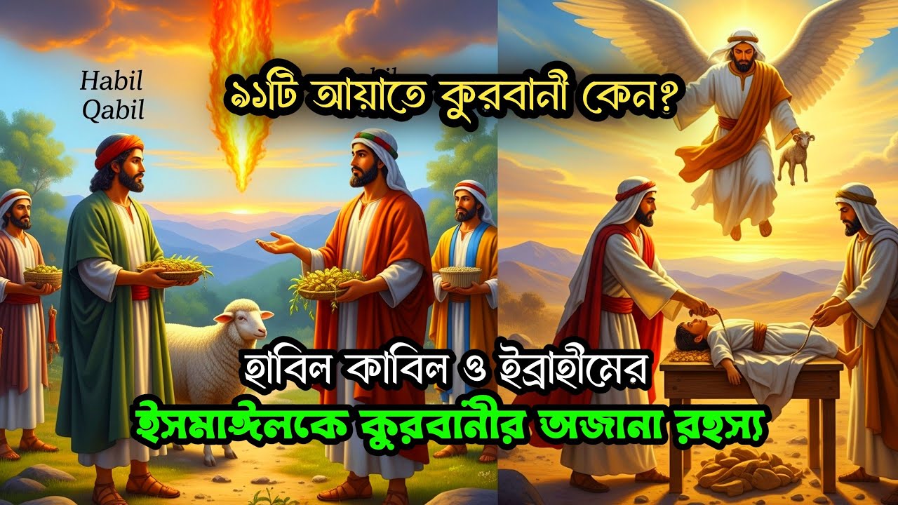 ৯১টি আয়াতে কুরবানী কেন? ইব্রাহিম ও আদমের দুই পুত্রের কুরবানীর অজানা রহস্য