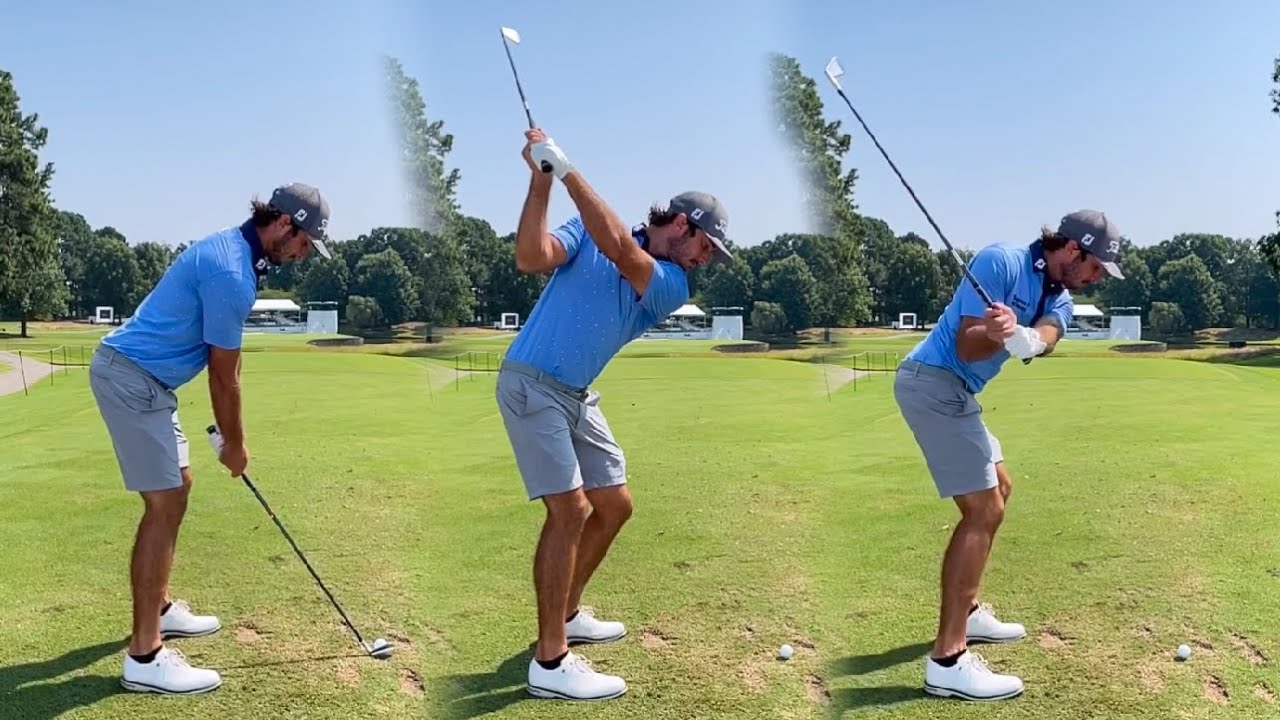 MAX HOMA GOLF SWING - 2022 - IRON & DRIVER SWINGS - SLOW MOTION