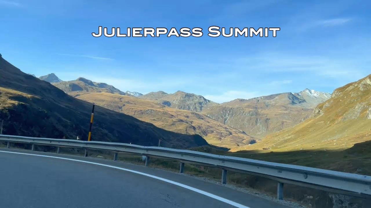 POV Drive-through Julierpass Summit