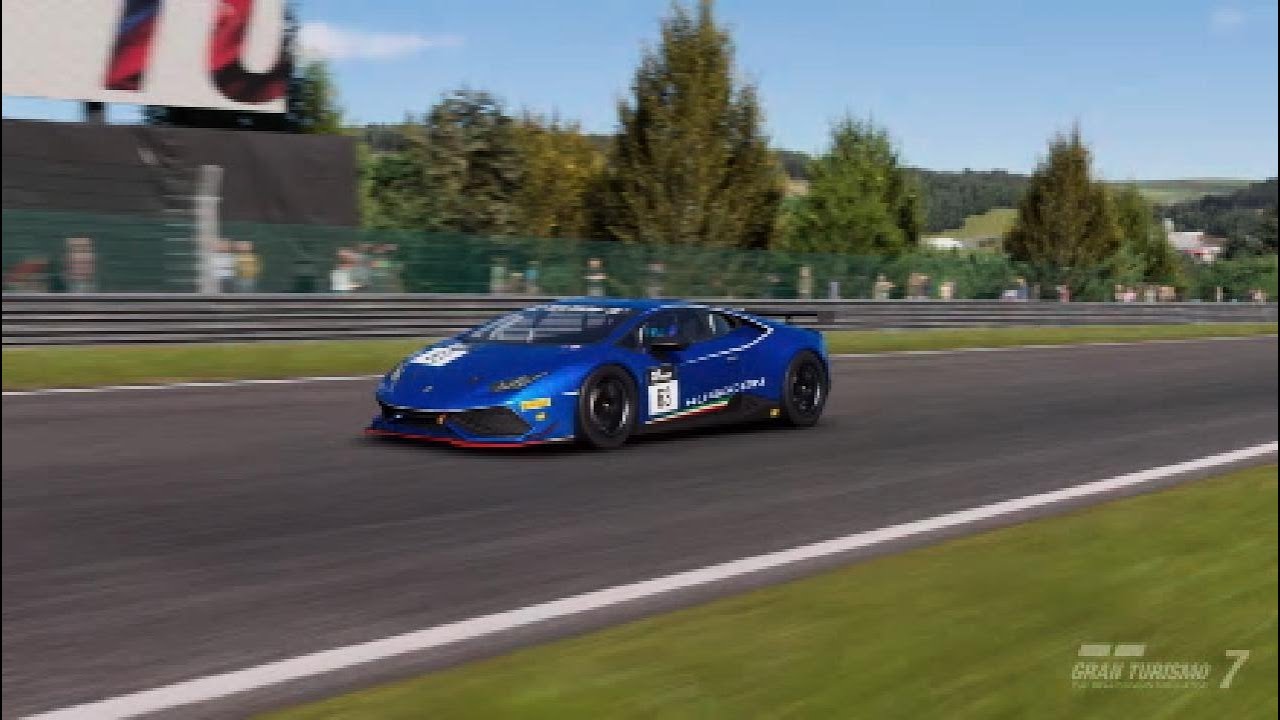 PS5 Gran Turismo 7 Lamborghini Huracan Gr.4 @ Spa Francorchamps