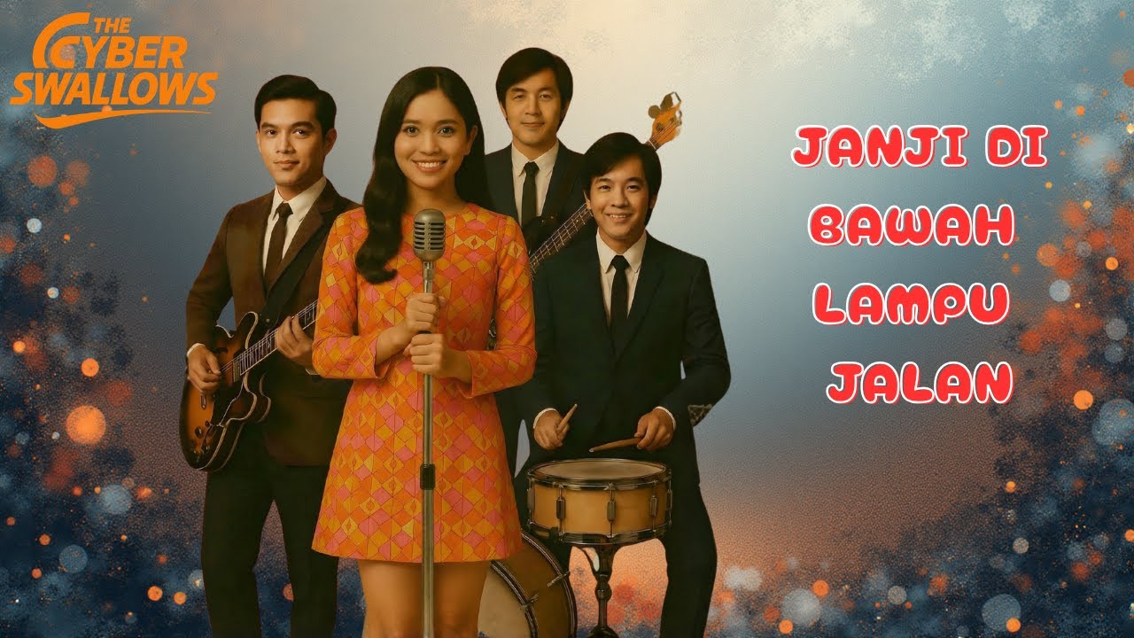 The Cyber Swallows - Janji Di Bawah Lampu Jalan (Lyrics Video)