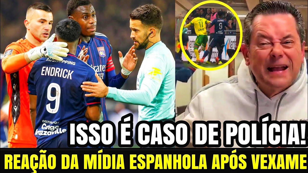 🚨ENDRICK EXPULSO! VEJA COMO A MÍDIA REAGIU AO CARTÃO VERMELHO