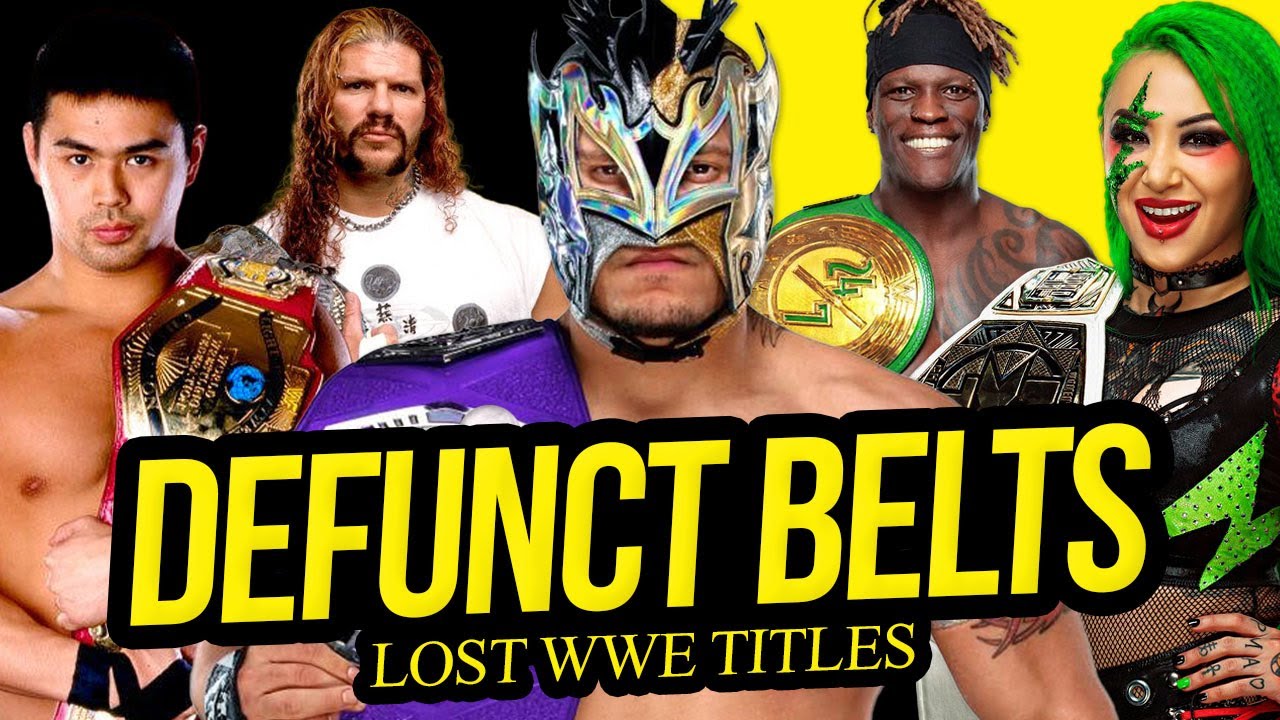 НЕСУЩЕСТВУЮЩИЕ ПОЯСА | Завершённые титулы WWE!