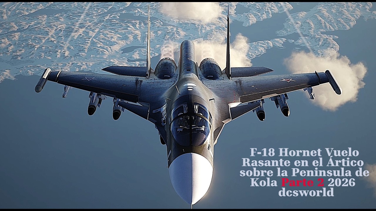 F/A 18 VUELO RASANTE SOBRE EL MAPA DE KOLA PARTE 2 ¡MISIÓN GRATIS!